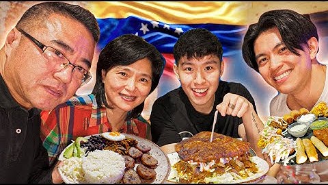 Familia CHINA probando COMIDA VENEZOLANA por PRIMERA VEZ