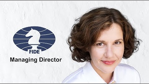 Dana Reizniece - Ozola talks about FIDE initiatives