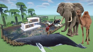 How To Make a Whale, Elephant, Camel, and Ant Farm in Minecraft PE