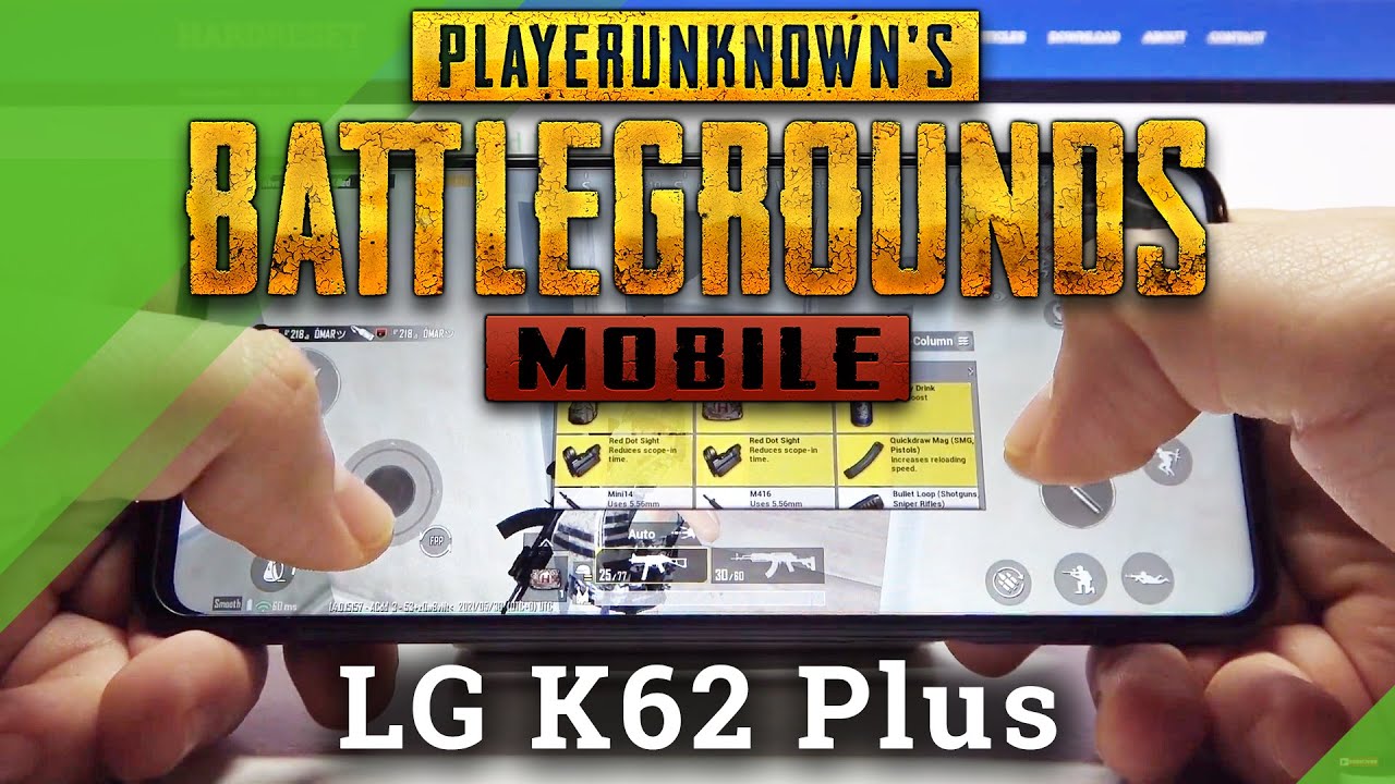 LG K62 Plus - PubG Battle Royale Gameplay