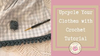 How To Add Crochet Pom Pom Edging To Your Clothes Tutorial