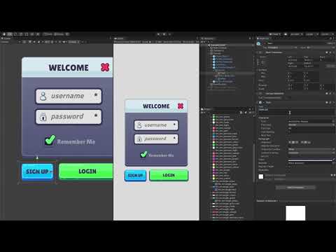 How to use Unity 3d to make Login Screen