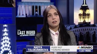 Pussy Riot Founder On Cracks To Putin’s Support / MSNBC Lawrence O&#39;Donnell