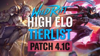 BEST HIGH ELO Champions TIER List - Patch 2.2 - Wild Rift (LoL