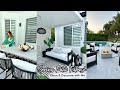 PATIO MAKEOVER + NEW FURNITURE LAYOUT REVEAL || SPRING OUTDOOR DECORATING IDEAS 2023