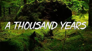 A Thousand Years - Christina Perri (Lyrics)