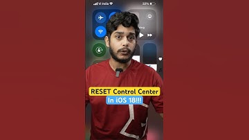 RESET iOS 18 Control Center! #ios #iphone #apple