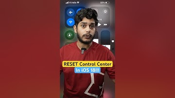 RESET iOS 18 Control Center! #ios #iphone #apple