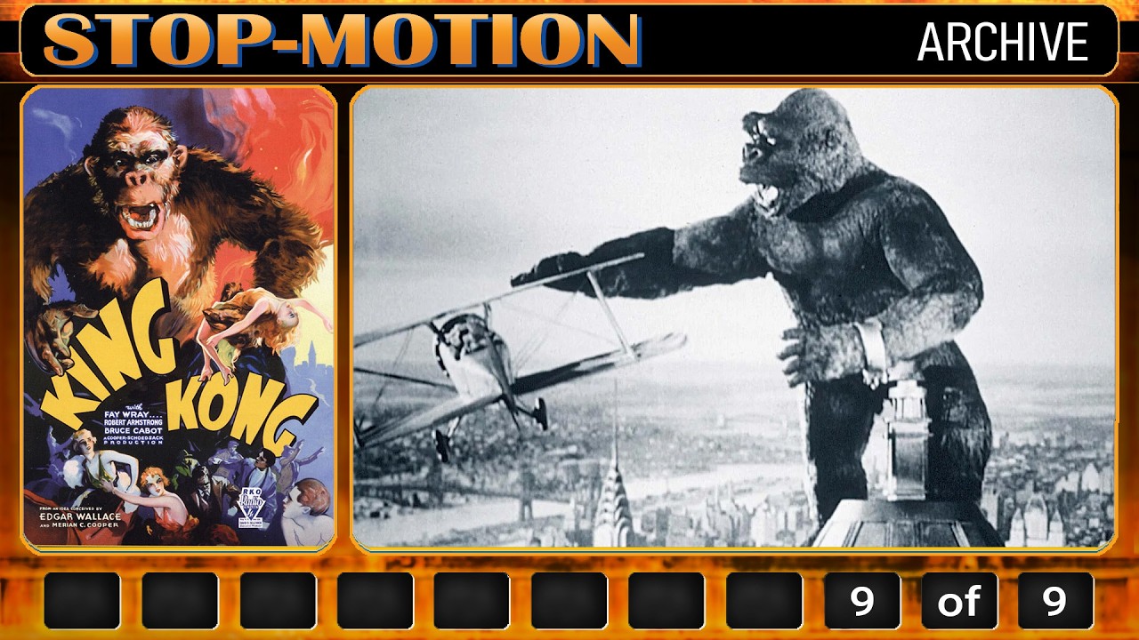 キングコングめんこ King Kong (1933) Stop-Motion shots part 9 of 9 - YouTube