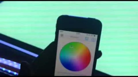 bluetooth/wifi rgb led controller with panel light