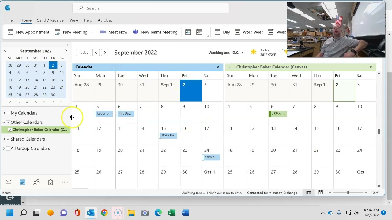 Merge Outlook Canvas Calendars 2 10 YouTube