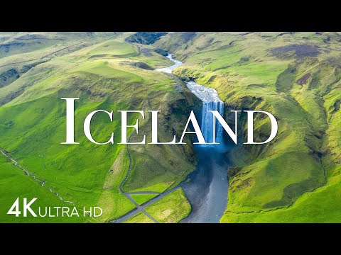 Iceland In 4K – Land Of Light And Darkness | Aerial Drone | Scenic Relaxation Film