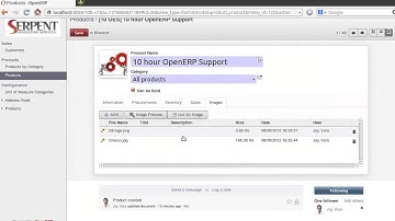 SerpentCS OpenERP MultiImage