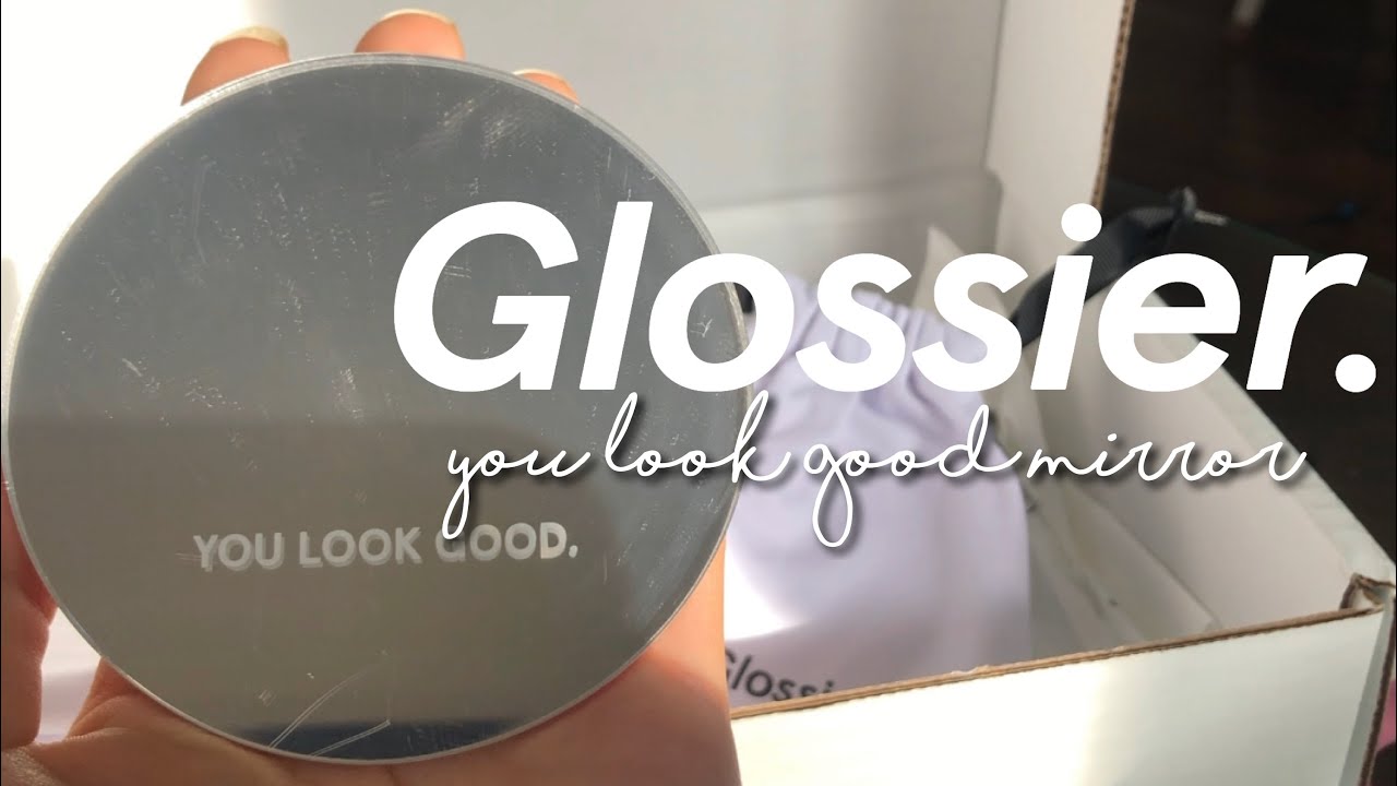 Glossier You Look Good Mirror Unboxing & Discount Code YouTube