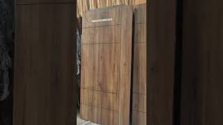 laminated hardwood doors, 1mm laminate on both sides and groove cutting #Doors #Hardwood #Laminate