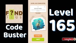 Code Busters Level 165 Walkthrough 🧩 | All Puzzle Solutions| Solutionguruji