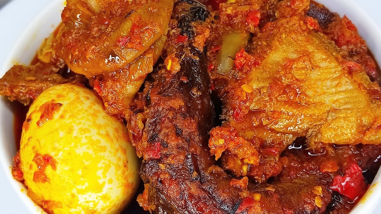 How To Make Nigeria Palm Oil Stew - Authentic Native Recipe