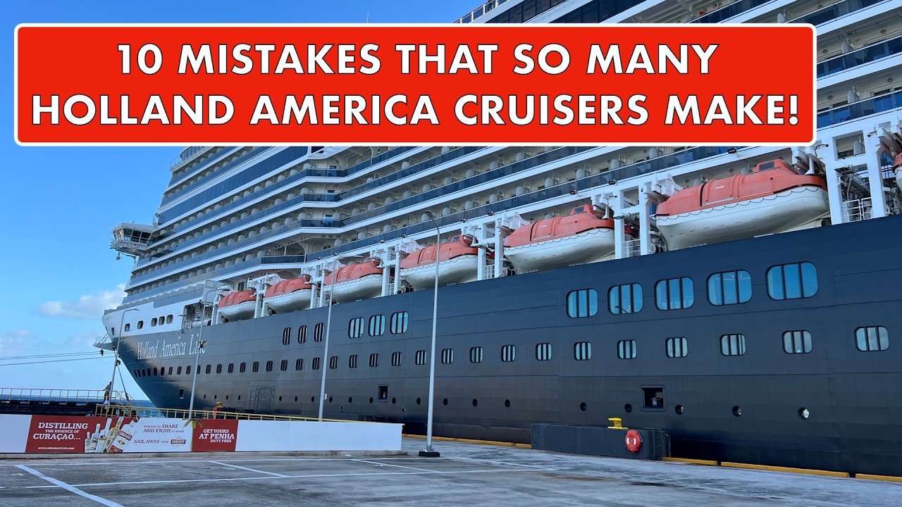 Don't Make These MISTAKES on Your Next Holland America Cruise!