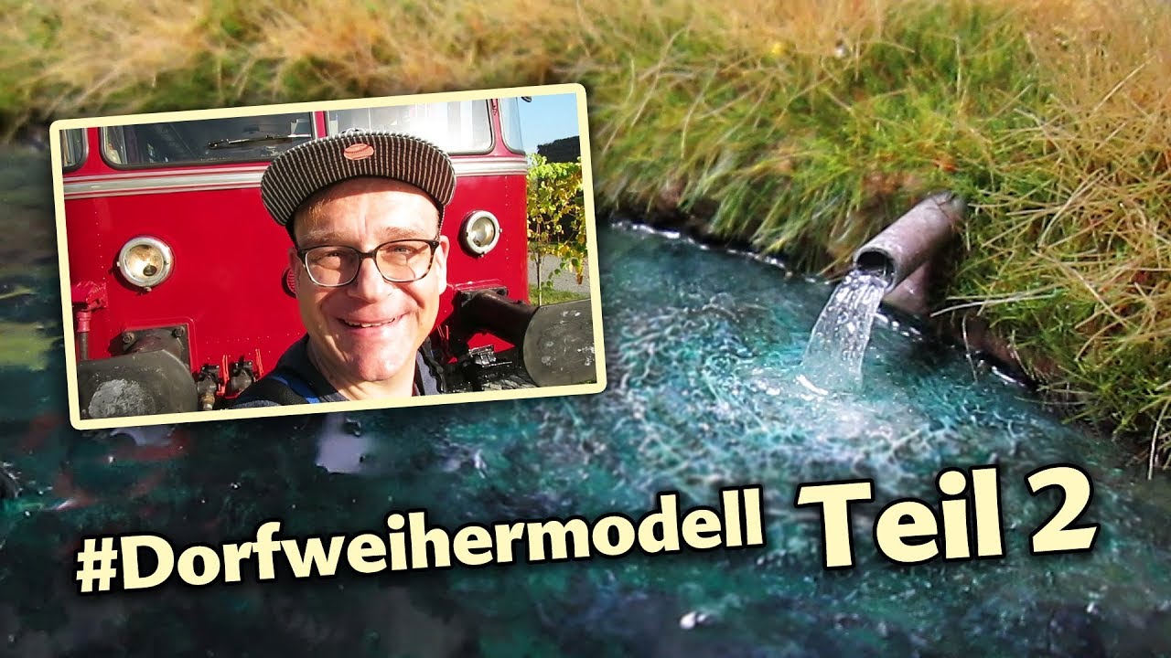 TUTORIAL Modellbau: Bauernwiese, Kies, Wasser Marsch! #Dorfweihermodell 2 #kunstmichiworld 108 / A
