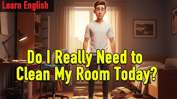Do I Really Need to Clean My Room Today?| A2- B1 Listening Practice| Slow English Conversation