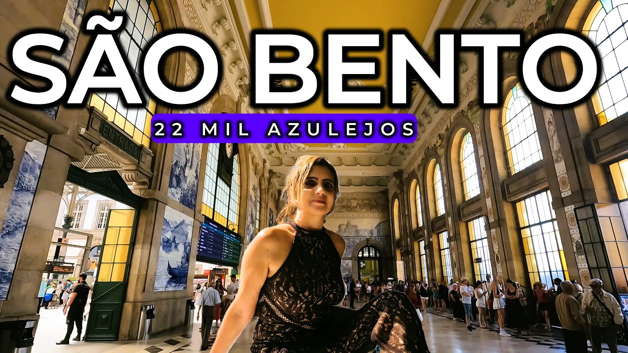 ESTAÇÃO SÃO BENTO, A ESTAÇÃO DE COMBOIOS MAIS BONITA DE PORTUGAL, SÃO 22 MIL AZULEJOS LINDÍSSIMOS