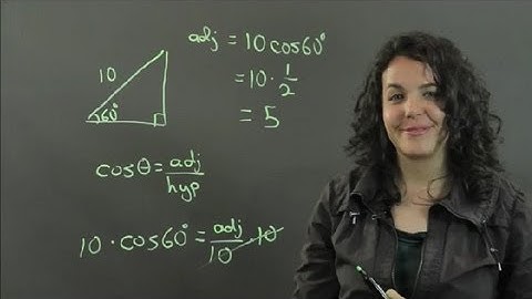 How to Find the Adjacent With the Hypotenuse & Angle : Measurements & Other Math Calculations