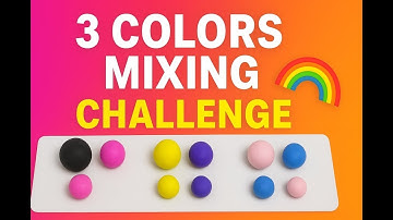 Color Fusion Experiment 🎨 | Relaxing Clay Mixing ASMR