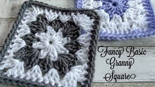 'Fancy Basic' Granny Square | Crochet Granny Square | Perfect For A Beginner | Crochet | Craft