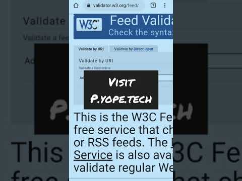 Check: Rss feed is valid or invalid?