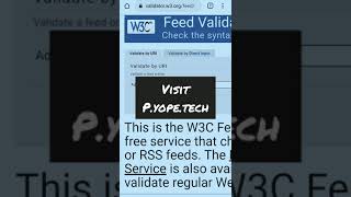 Check: Rss feed is valid or invalid