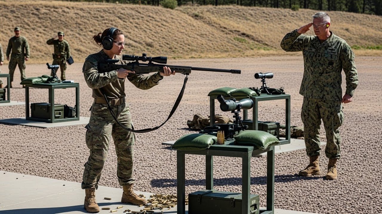 She Was Just Practicing at the Range — Until the SEAL Commander Silently Saluted Her