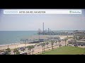 Clear bluegreen water is back in galveston