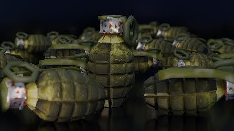 Game-Ready Grenade In Blender