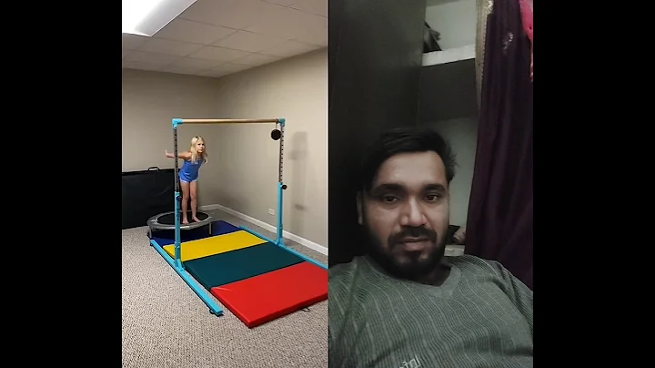 Legend says, she still hangin' there #funny #fail #gymnastics #AFV