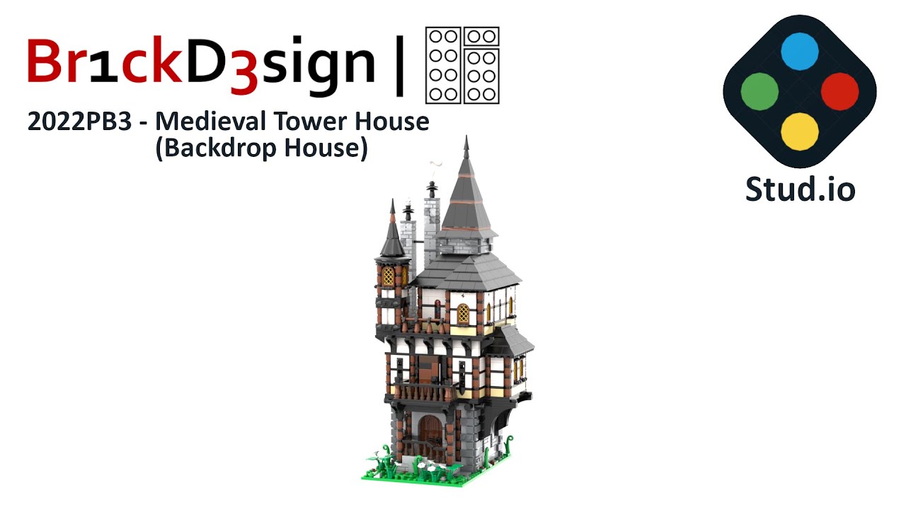 2022PB3 - Medieval Tower House (Backdrop House): Stud.io Tour