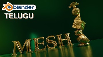 Blender 2 8 Telugu Tutorial - Mesh 1
