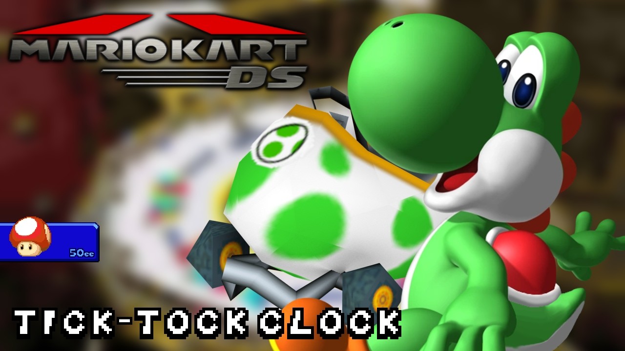Mario Kart DS - 50cc - Yoshi - Egg 1 - Tick-Tock Clock | Ep. 3754