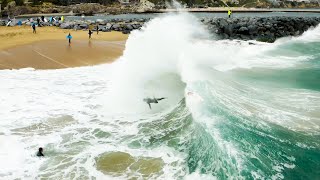 The Wedge Best Wipeouts of 2020! (Raw Footage)