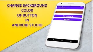 #11 how to change background color of button in android studio | android app development tutorial