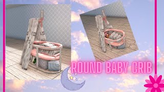 BLOXBURG baby crib hack/build