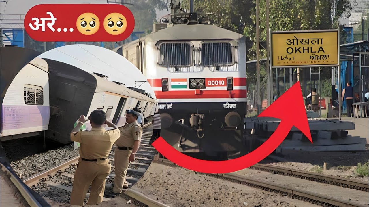 अरे...🥺 ओखला रेलवे स्टेशन (दिल्ली) | Okhla Railway Station | Indian Railways