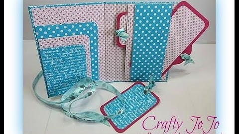 Mini Album Wallet style  - teaser video -