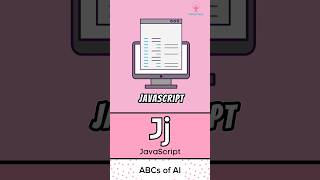 J is for JavaScript. Check out our ABCs of AI series. #aiforkids #ai #ailearning #stemlearning