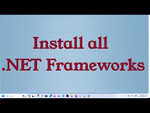 How to Install all  NET Frameworks in Windows 10 & 11