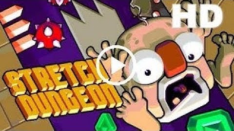 Stretch Dungeon Game Review 1080p Official Nitrome Action 2017 Strategy