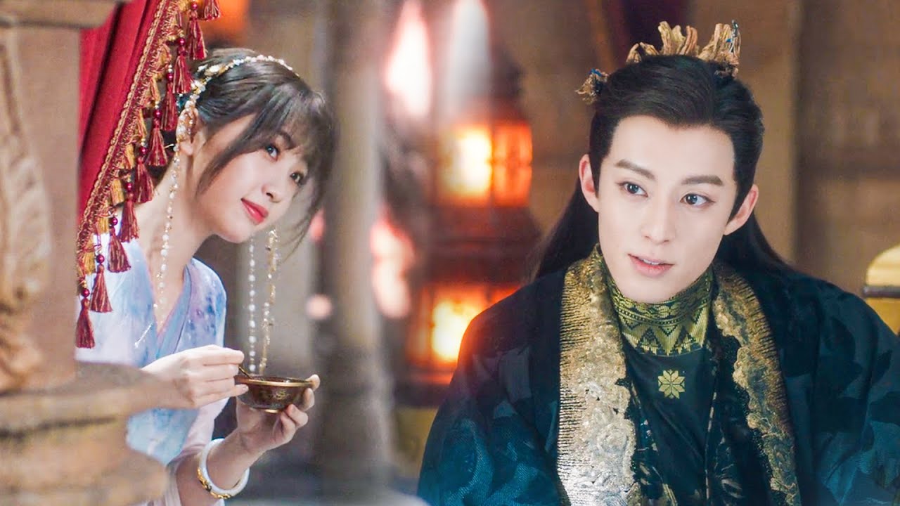 霸道魔王斷情絕愛30000年，卻對門帘後探頭的可愛小蘭花動了心，一見鍾情！#虞书欣 💖#王鹤棣 #苍兰决