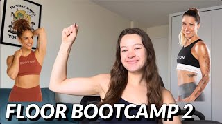 PELOTON FLOOR BOOTCAMP 2 REVIEW || WEEKS 1 + 2