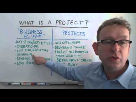 project management basics what is a project youtube business project