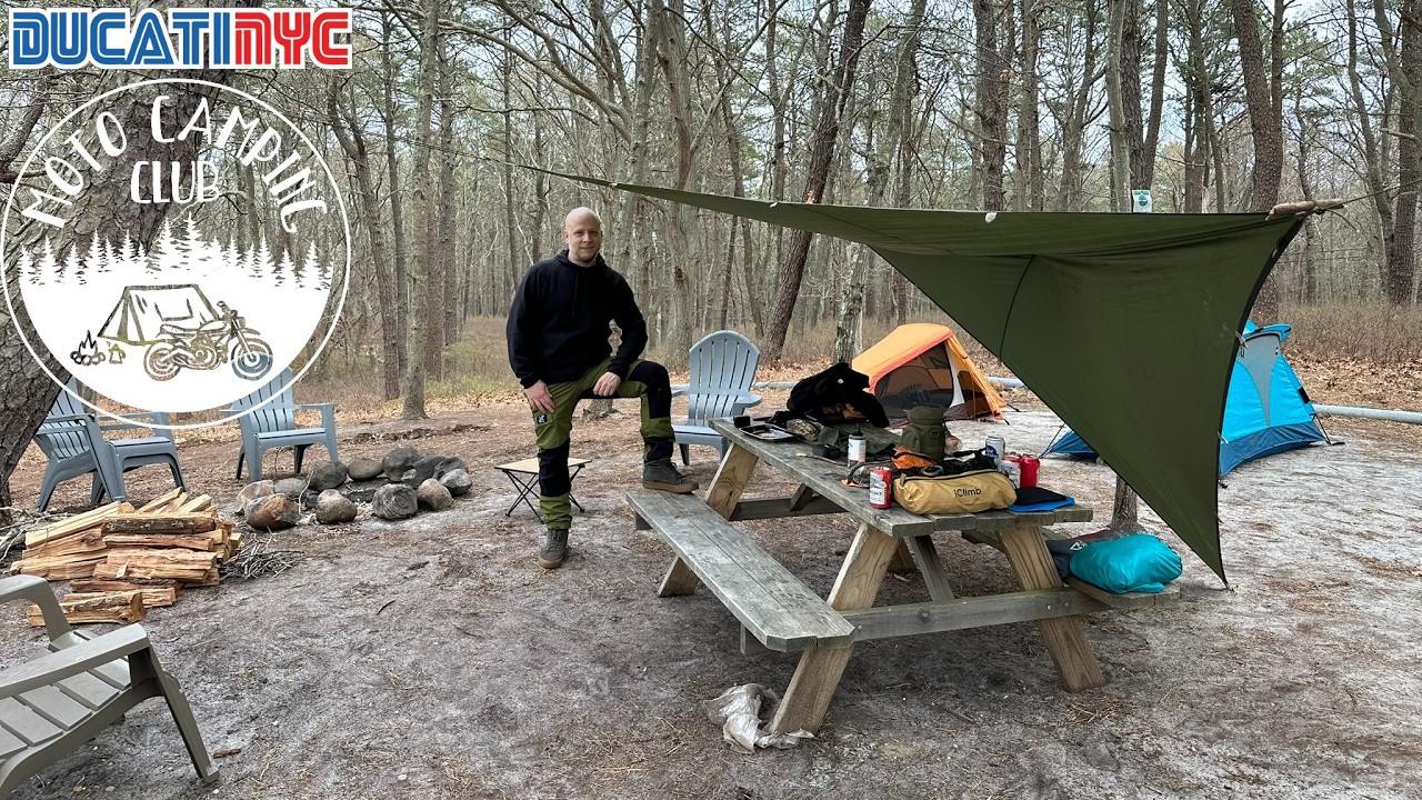 THE EXPERIENCE - first camp night | Moto Camping Club