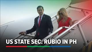US Secretary of State Rubio arrives in the Philippines for ASEAN meeting | ABS-CBN News